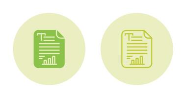 texto analítica vector icono