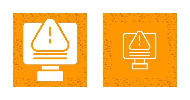 eso sistema fracaso vector icono