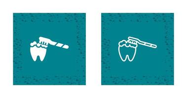 Brushing Teeth Vector Icon