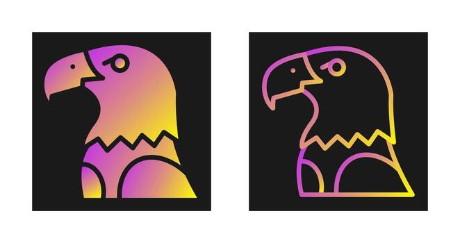 icono de vector de águila