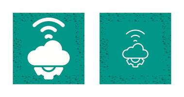 Cloud Automation Vector Icon