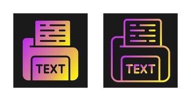 Text File Vector Icon