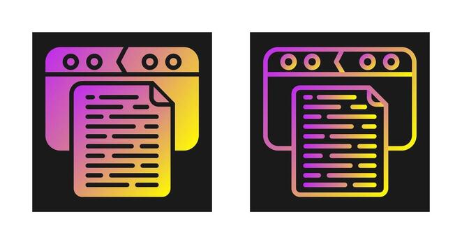 Document Vector Icon