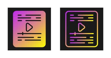 Video Vector Icon