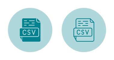 CSV Vector Icon