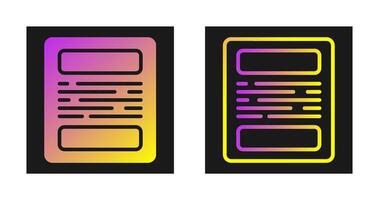 Document Vector Icon