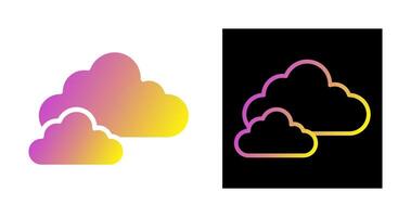 icono de vector de nube