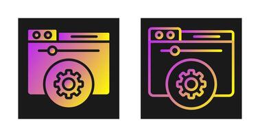 Hosting Control Panel Vector Icon