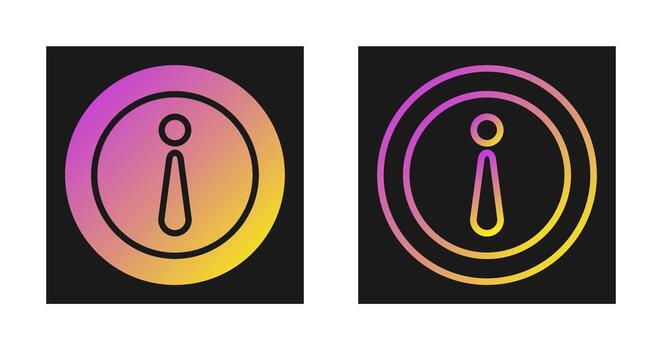 icono de vector de información