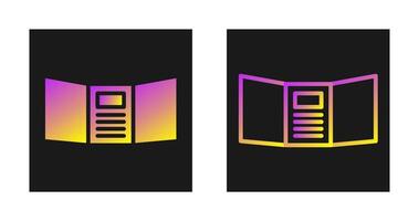 Triptych Vector Icon