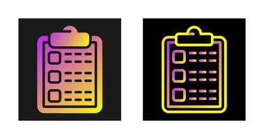 Clipboard with clipboard Vector Icon