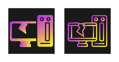 Desktop Computer Vector Icon