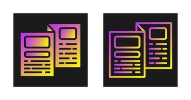 Brochure Vector Icon