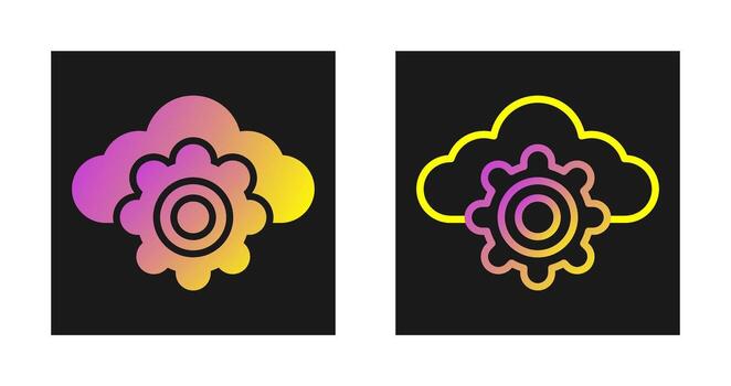 Cloud Computing Vector Icon