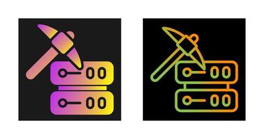 Data Mining Vector Icon