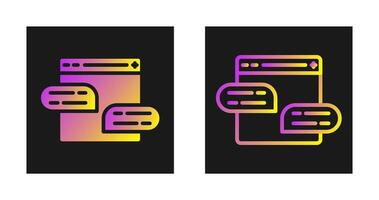 Speech Bubbles Vector Icon