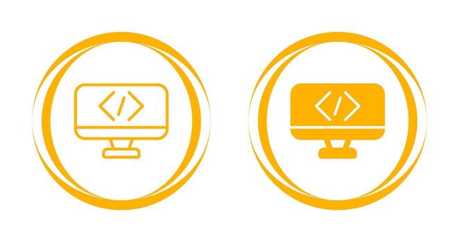 Coding Vector Icon