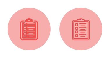 Clipboard Checklist Vector Icon