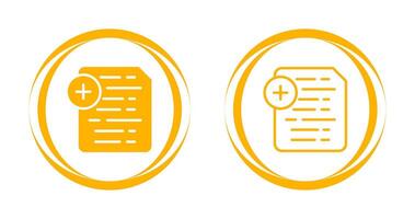 Document Insert Icon Vector Icon