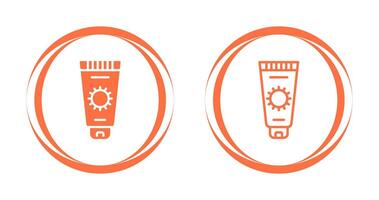 Sunscreen Vector Icon