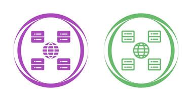 Content Delivery Network Vector Icon