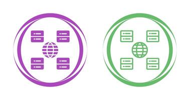 Content Delivery Network Vector Icon