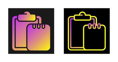 Task list with writing pad Vector Icon
