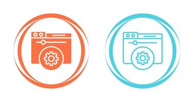 Hosting Control Panel Vector Icon