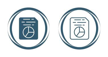 documento insertar diagrama vector icono