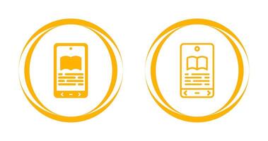 E book Reader Vector Icon