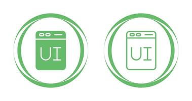 User Interface Design Vector Icon