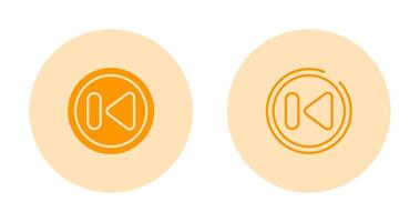Previous Track Button Vector Icon