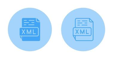 icono de vector xml