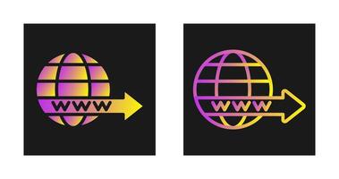 Domain Forwarding Vector Icon