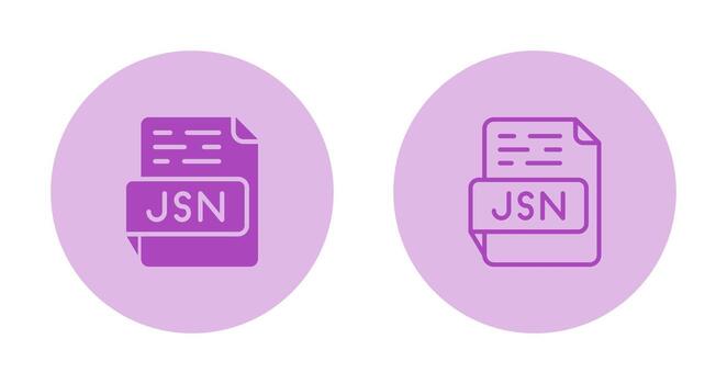 JSON Vector Icon