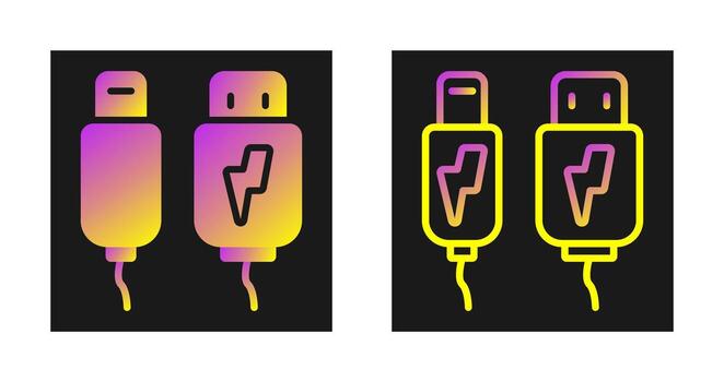 Thunderbolt Vector Icon