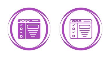Design Brief Vector Icon