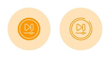 Video Next Track Button Vector Icon