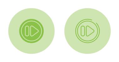 Fast Forward Button Vector Icon