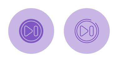 Next Track Button Vector Icon