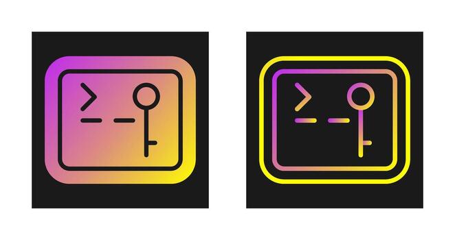 SSH Access Vector Icon