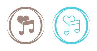 Love songs Vector Icon