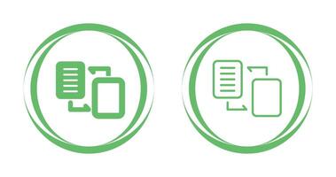 Document Migration Vector Icon