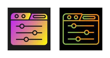 Control Panel Vector Icon