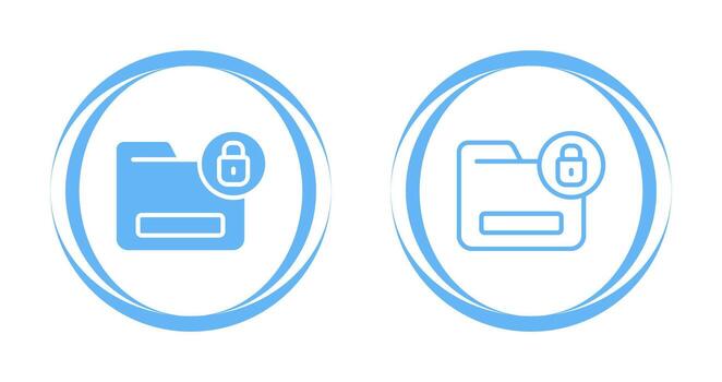 Document Encryption Vector Icon