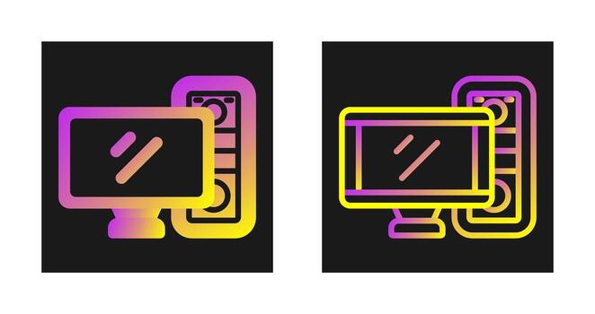 Computer Vector Icon