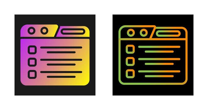 Task Manager Vector Icon