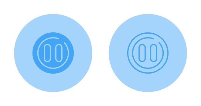 Pause Circle Vector Icon