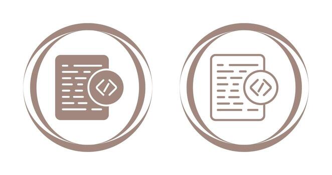 documento metadatos vector icono