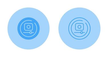 Video Record Circle Vector Icon